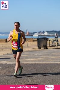 David Crowther in the Bournemouth Bay 10k
