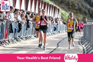 David Crowther and Helen Beddoe on the home straight