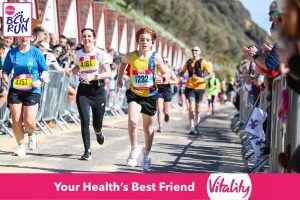 Finley Hurst Atkins completing the Bournemouth Bay 5k