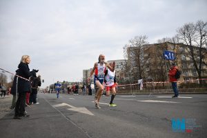 Geoff Newton in the 5k Road Race at the European Masters Championships