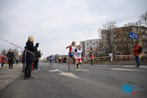Geoff Newton in the 5k Road Race at the European Masters Championships