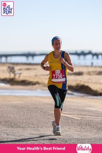 Helen Beddoe in the Bournemouth Bay 10k