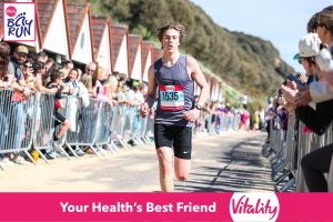 Isaac May completing the Bournemouth Bay 5k
