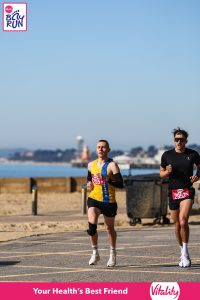 Jake Mowat on the prom in the Bournemouth Bay 10k