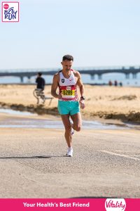 Karl Welch in the Bournemouth Bay Half Marathon