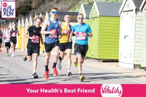 The lead group in the Bournemouth Bay 10k
