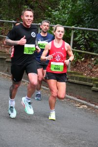 Mike Akers featuring in the Fleet Half Marathon 