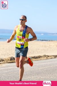 Richard Brawn in the Bournemouth Bay Half Marathon