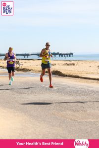 Rich Brawn on the prom in the Bournemouth Bay Half Marathon