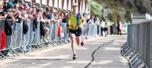 Rob McTaggart in the Bournemouth Bay Half Marathon