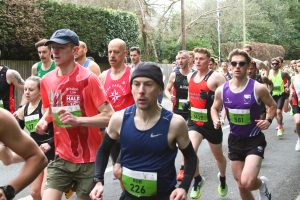 Tag in a pack at the Fleet Half Marathon