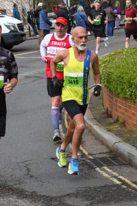 Sanjai Sharma making his mark in the Fleet Half Marathon