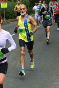 Sanjai Sharma in the Fleet Half Marathon