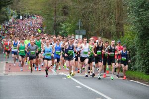 The Fleet Half Marathon gets underway