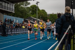Harry Butcher competing at the Bannister Miles