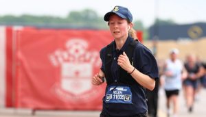 Helen Beddoe in the ABP Southampton Marathon