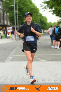 Helen Beddoe tackling the ABP Southampton Marathon