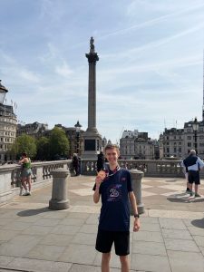 Jack Barwick after the London Marathon