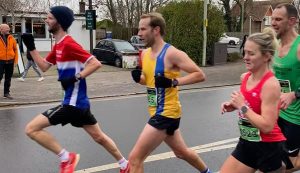 Paddy McCalister in the Belfast City Marathon