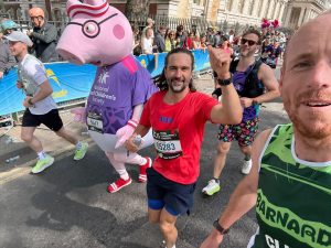 Clint Taylor with Joe Wicks and Peppa Pig