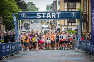 The start of the Community Mile at the Bannister Miles event