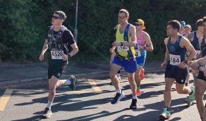 Stu Nicholas in the North Dorset Village Marathon
