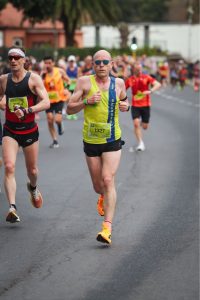 Barry Dolman in the Cape Town Marathon