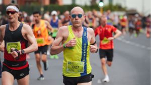 Barry Dolman in the Cape Town Marathon
