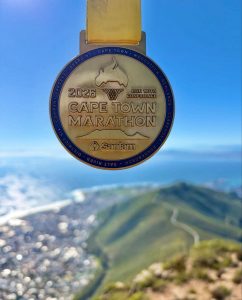 Barry's Cape Town Marathon medal