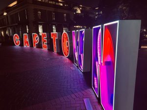 The big letters to state that you're in Cape Town