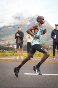 Eliud Kipchoge in the Cape Town Marathon