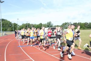 Luke De-Benedictis off on his way in the May 5