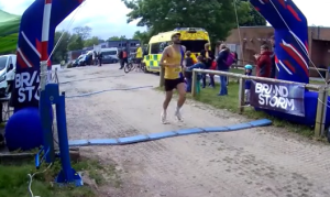 Luke Martin finishing the Alton 10
