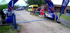 Ross Holme finishing the Alton 10