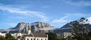 View of Table Mountain in Cape Town