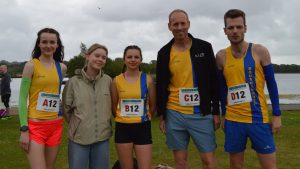 The mixed Bournemouth AC team at Poole Festival of Running Relays
