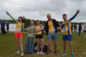 The mixed Bournemouth AC team at Poole Festival of Running Relays