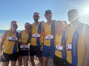 Some members of the Bournemouth AC team at the SOBO 5