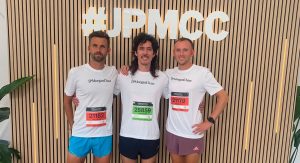 Dave Newman with his JPMorganChase colleagues at the JPMorganChase Corporate Challenge