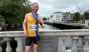 Jack Davis at the Cork City Marathon