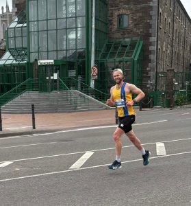 Jack Davis in the Cork City Marathon