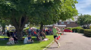 Jason Christian in the Giants Head Half Marathon