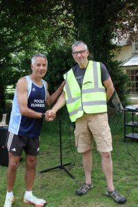 Julian Critchlow picking up first the M60 prize
