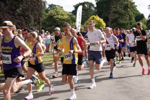 Katie Gunn and Jack Barwick in the Alresford 10k