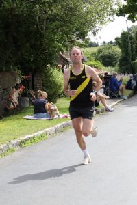 Luke Terry coming fifth in the Coombe Keynes 10k