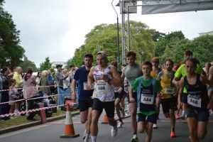 The start of the Poole Festival of Running Relays