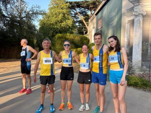 Some of the Bournemouth AC team for Race 5 of the Upton Summer Series