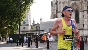 Barry Dolman in the London 10k
