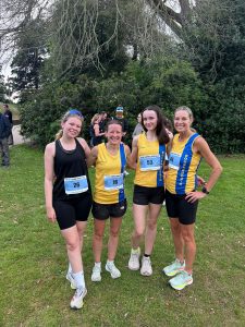 The Bournemouth AC ladies in Race 3 of the Upton Summer Series