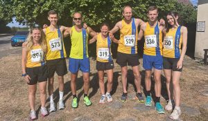The Bournemouth AC team for the Blackmore Vale Half Marathon